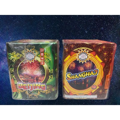 SHANGHAI 25 COLPI tubo 30 + BEIJING 25 colpi tubo 30