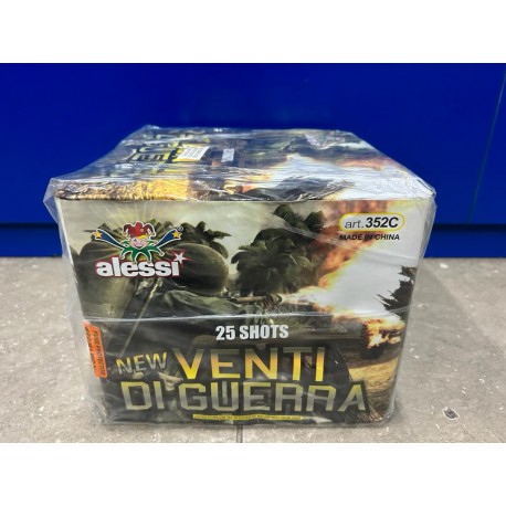 VENTI DI GUERRA 25 colpi tubo diametro 30